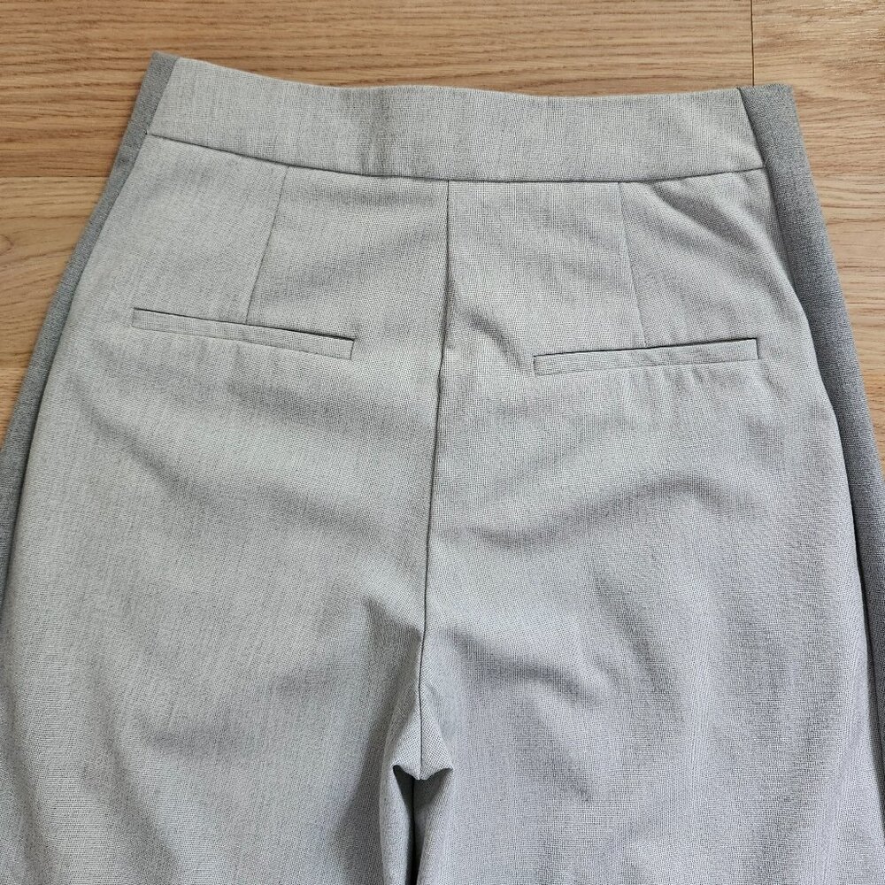 MANGO tailored contrast pants in gray - Picture 4 of 6